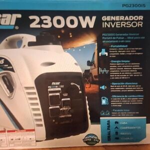 BRAND NEW IN BOX Pulsar Portable Inverter Generator – White and Black Accent